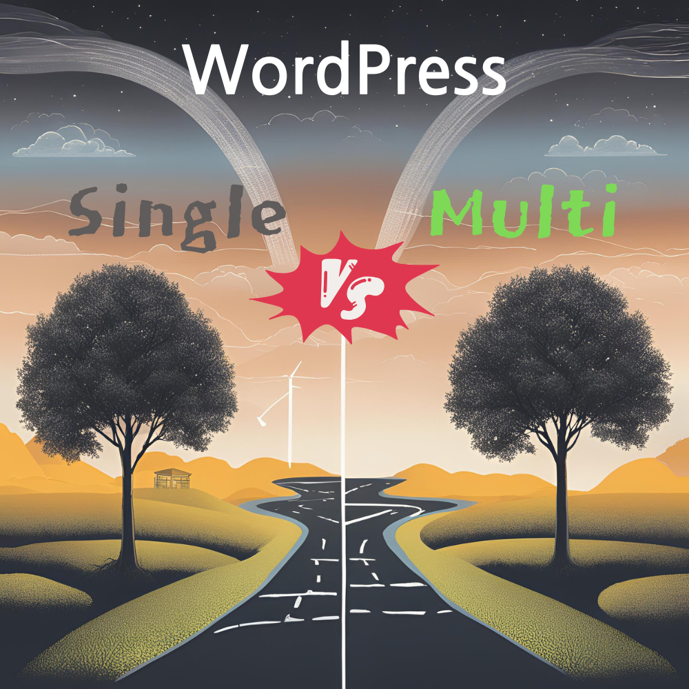 워드프레스 멀티사이트 vs 싱글사이트 이해하기